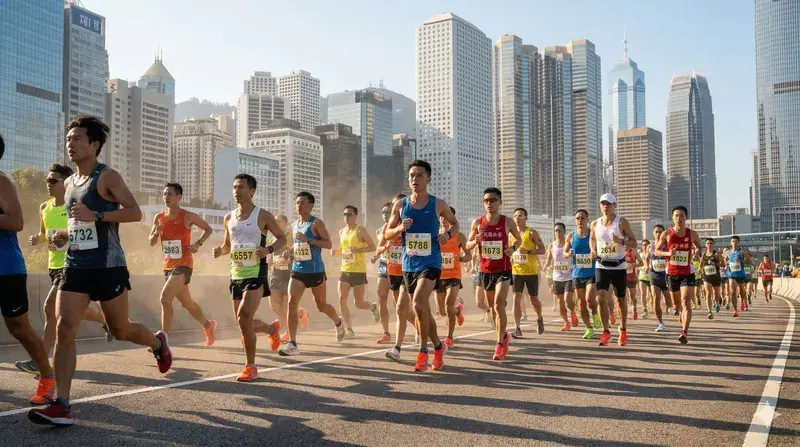 馬拉松海港跑手照片