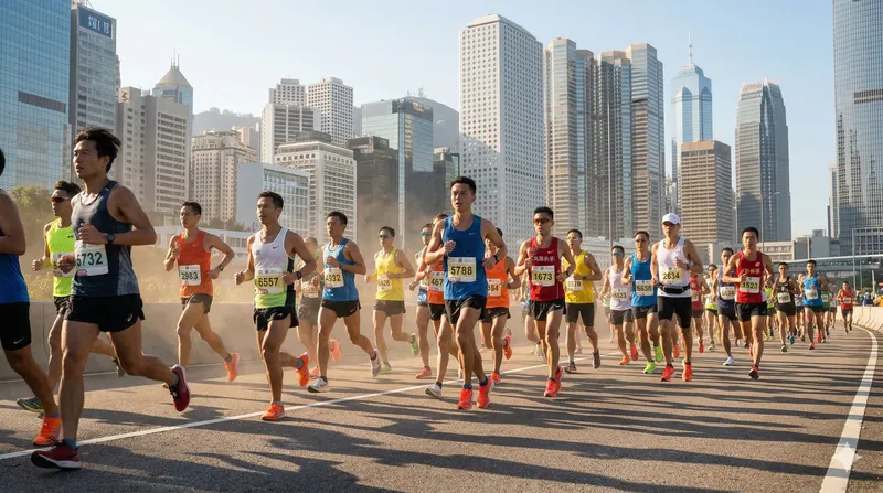 馬拉松海港跑手照片