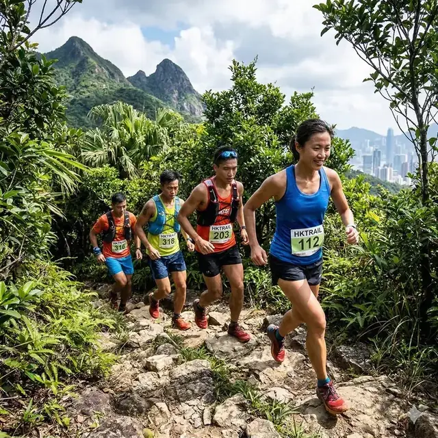 越野跑山徑跑手照片
